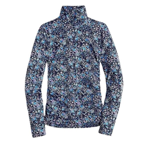 Ruffled floral crewneck sweater - Picture 1 of 5